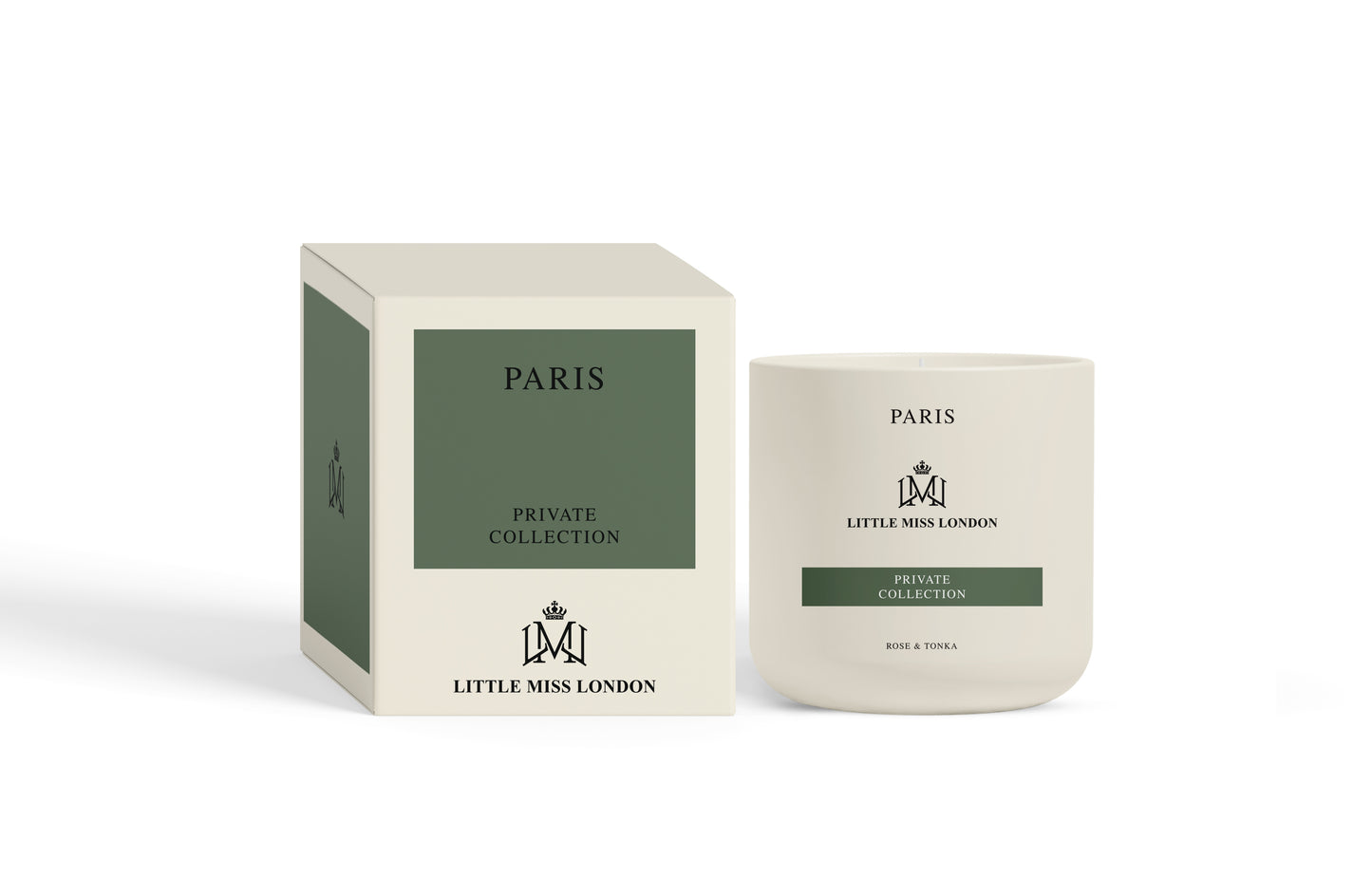 Paris Fragranced Candle 430g - candle with box