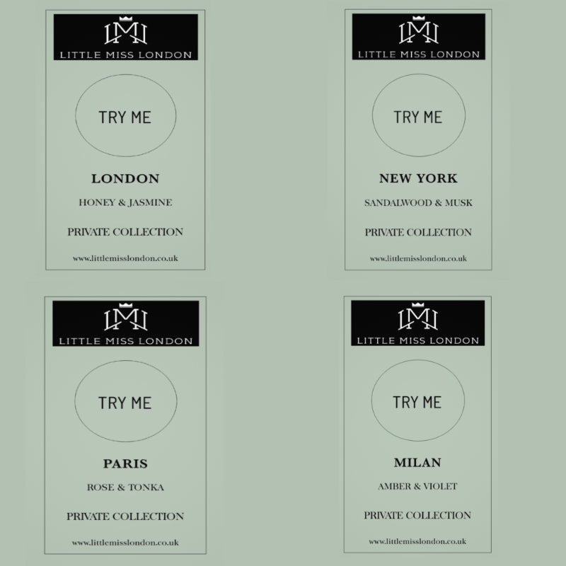 Pack of 4 test scent cards