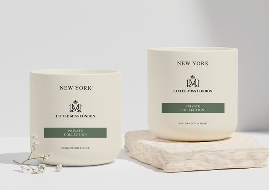 New York Fragranced Candle 430g - 2 candles