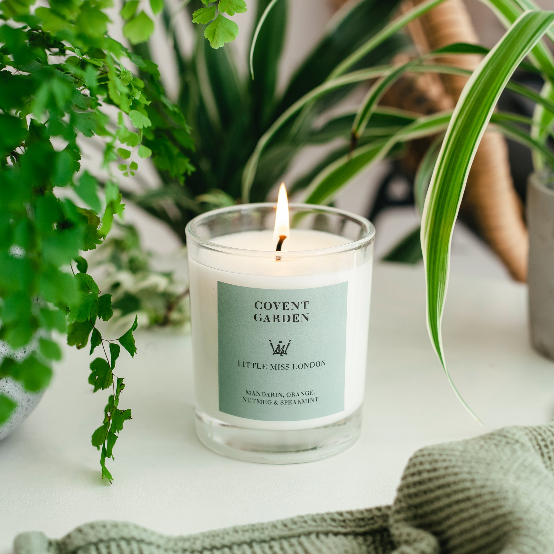 Little Miss Covent Garden Candle - plants